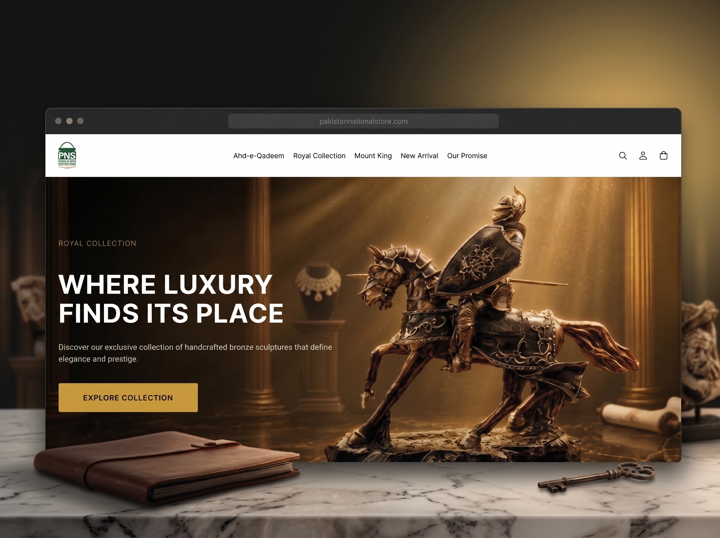 Pakistan National Store — Launching a Luxury Bronze Sculpture Brand to International Buyers